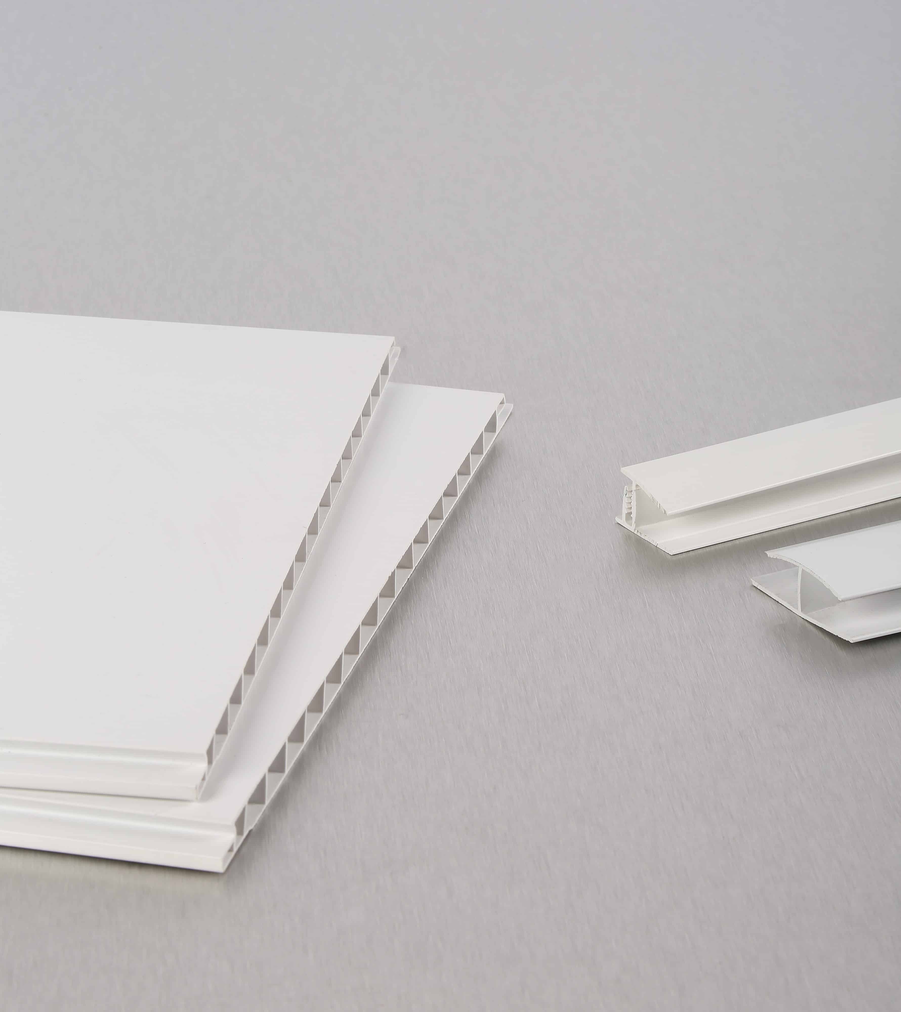 White PVC Hygienic Ceiling Plank 250mm x 3mt4mt5mt Saniclad